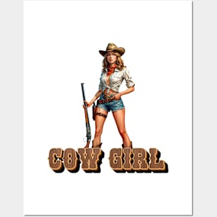 Cowgirl Posters and Art